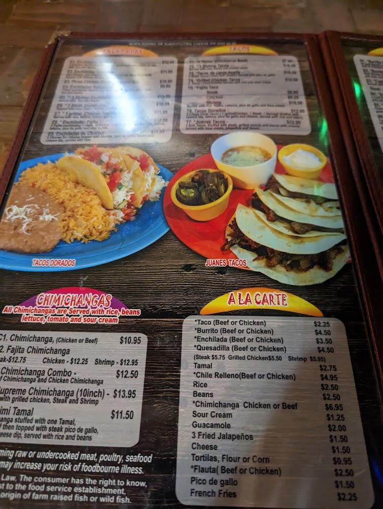 Juanes Mexican Grill Menu image 3